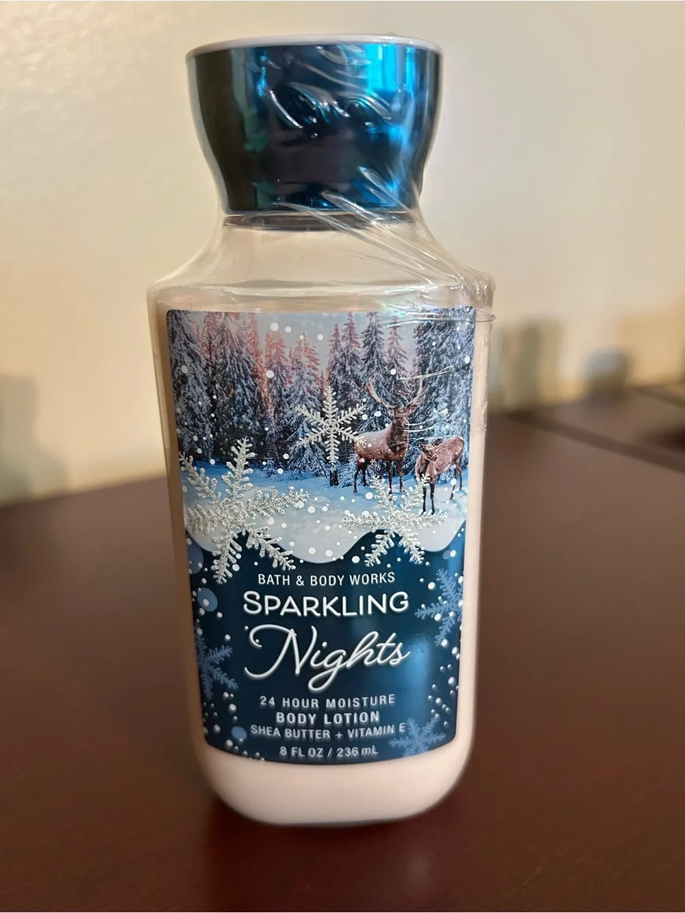 New Bath & Body Works Sparkling Nights 24 Hour Moisture Body Lotion Set